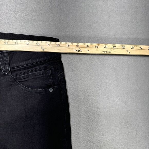 Democracy Ab Solution Jeans Womens 8 Black Stretch Skinny Preppy Gothic Denim - Picture 4 of 12